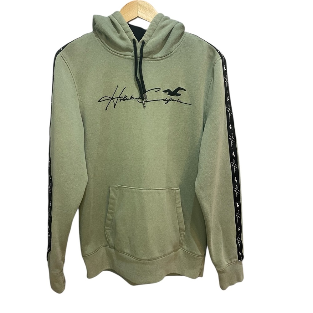 Hollister Olive Green Men's Hoodie